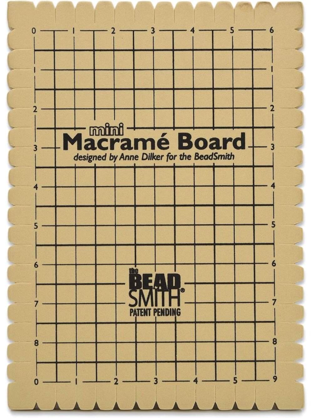 Mini Macrame Board, 7.5 x 10.5 inches, 0.5" Thick Foam